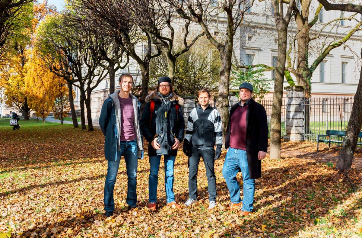 Das Gründerteam von Phelas:(von links) Leon Haupt, Pit Sippel, Justin Scholz und Christopher Knoch Foto: Phelas