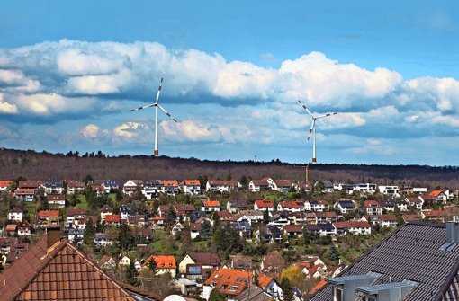 Windräder am Horizont gefallen nicht jedem Foto: Stadtwerke Stuttgart