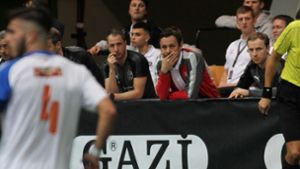 VfB-Trainer Heiko Gerber hofft auf den Einzug ins Halbfinale. Foto: Jens Lommel