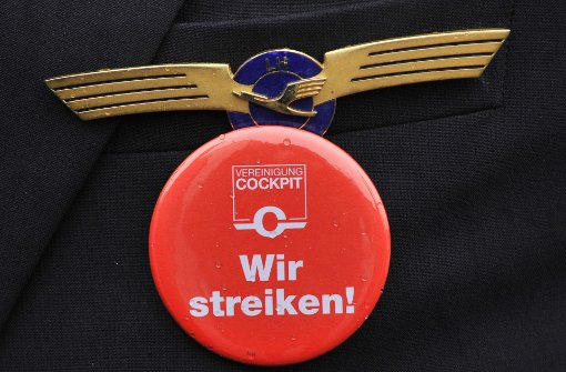 Die Piloten der Lufthansa streiken. Foto: dpa