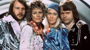 Abba im Jahr 1974: Benny Andersson, Annafrid Lyngstad, Agnetha Fältskog und Björn Ulvaeus (von links). Foto: dpa