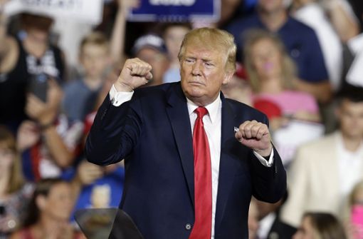 US-Präsident Donald Trump befindet sich im Dauer-Wahlkampfmodus und schürt die Emotionen. Foto: AP/Gerry Broome