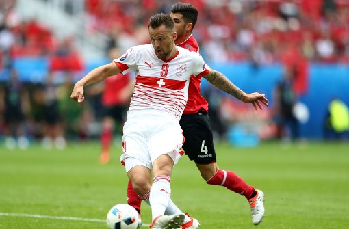 Die Schweiz um Haris Seferovic gewinnt gegen Albanien bei der Fußball-EM. Foto: Getty Images Europe