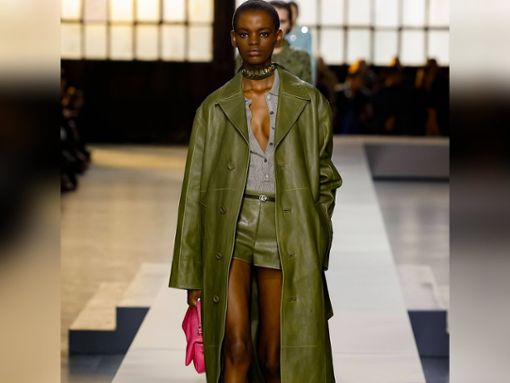 Auch bei der Modenschau von Gucci in Mailand war viel Grün zu sehen. Foto: imago/Capital Pictures