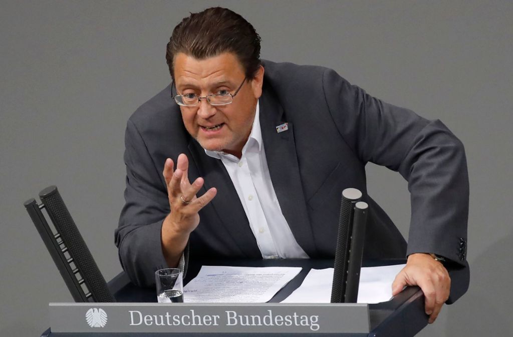 Stephan Brandner (AfD), Vorsitzender des Rechtsausschusses. Foto: AFP/Odd Andersen