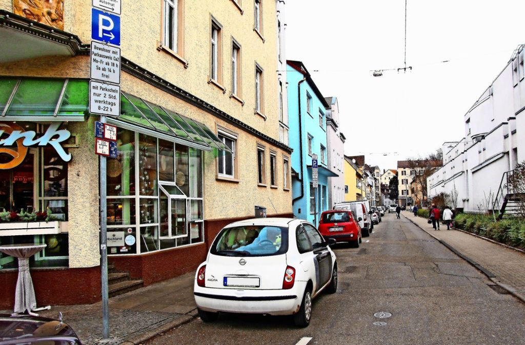 An der Sulzerrainstraße in Cannstatt gilt bereits die neue Regelung. Nun soll das Parkraummanagement auch in Vaihingen eingeführt werden. Foto: Archiv Edgar Rehberger