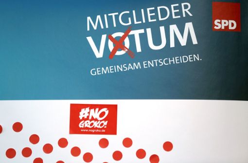 Die Mitglieder der SPD sind aufgerufen, über die GroKo abzustimmen. Hunde sind von dem Votum allerdings ausgeschlossen. (Symbolfoto) Foto: dpa