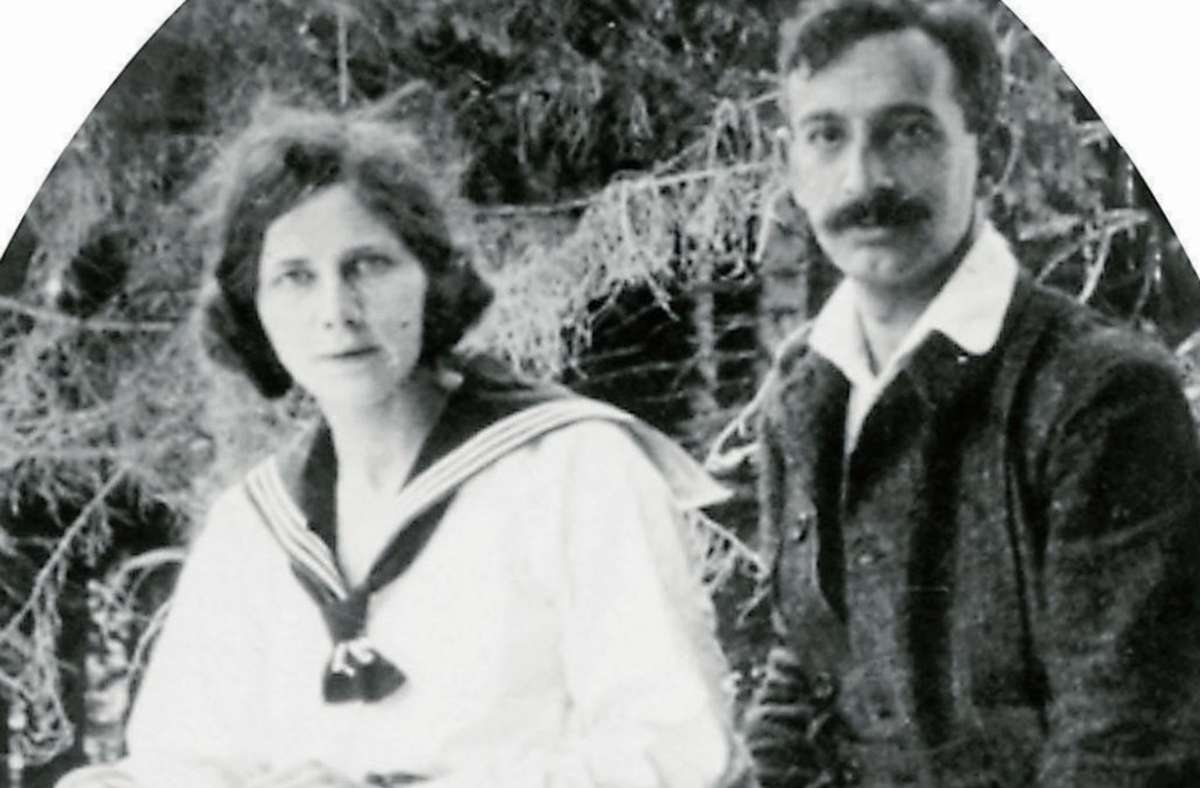 Robert Einstein und seine Frau Nina Einstein Mazzetti