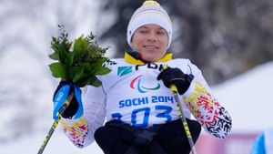 Im Medaillenglück: Anja Wicker aus Stuttgart holt ihr zweites Edelmetall bei den Paralympics. Foto: Getty Images Europe