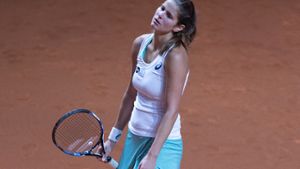 Enttäuschung bei Julia Görges (Foto). Auch für Anna-Lena Friedsam ist das Turnier in Stuttgart beendet. Foto: dpa