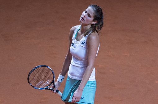 Enttäuschung bei Julia Görges (Foto). Auch für Anna-Lena Friedsam ist das Turnier in Stuttgart beendet. Foto: dpa