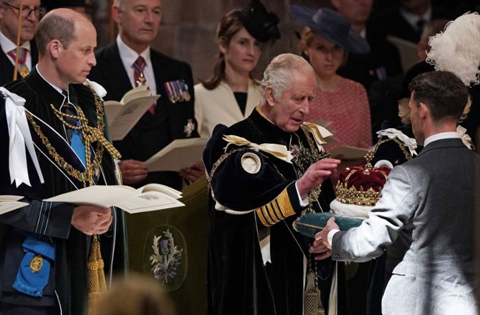 König Charles III. in Edinburgh: Jetzt ist er so richtig der König von Schottland