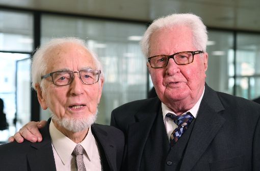 Sozialdemokratische Legenden: Erhard Eppler (links) und Hans-Jochen Vogel Foto: dpa