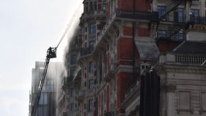Der Brand im Mandarin Oriental Hotel am Londoner Hyde Park wurde schnell gelöscht. Foto: AFP