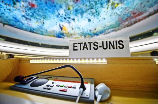 Der UN-Menschenrechtsrat in Genf Foto: KEYSTONE