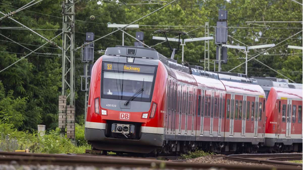 S3 zwischen Backnang und Waiblingen: S-Bahnen  fahren nur eingeschränkt
