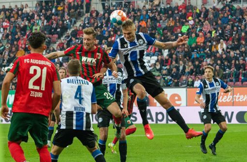 Arminia Bielefeld gegen den FC Augsburg Foto: dpa/Stefan Puchner