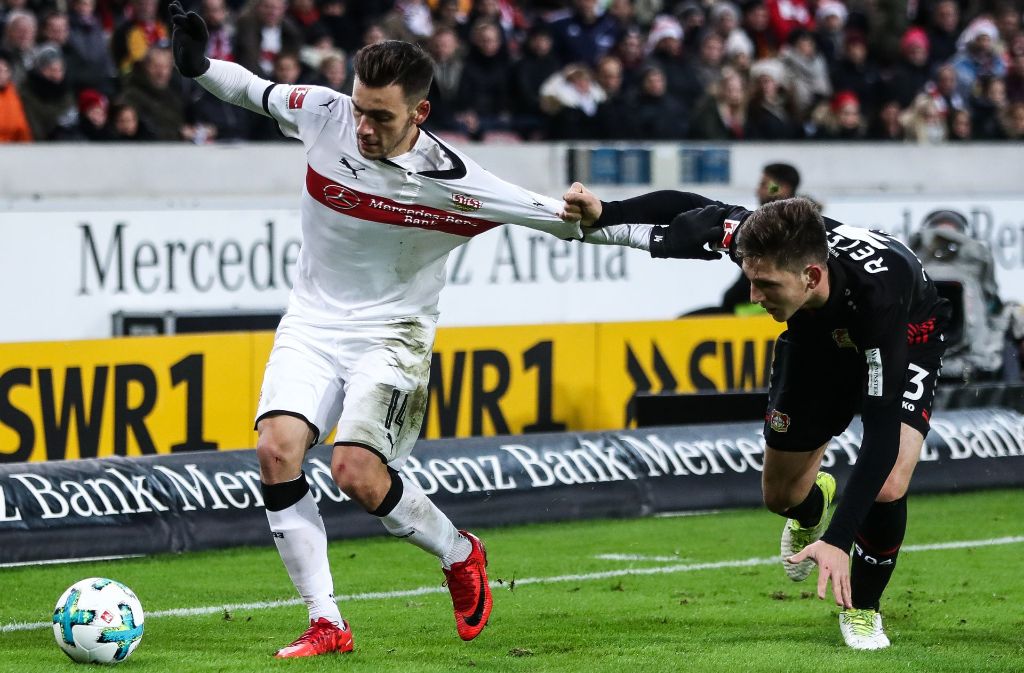 Im Spiel gegen Bayer Leverkusen überzeugte aus Sicht der Fans des VfB Stuttgart nur Anastasios Donis.