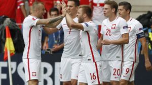 Polen hat den Einzug ins Viertelfinale der Fußball-EM geschafft. Foto: AFP