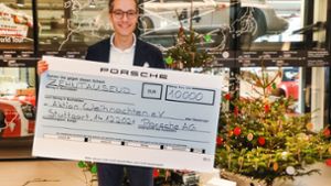 Porsche spendet 10 000 Euro