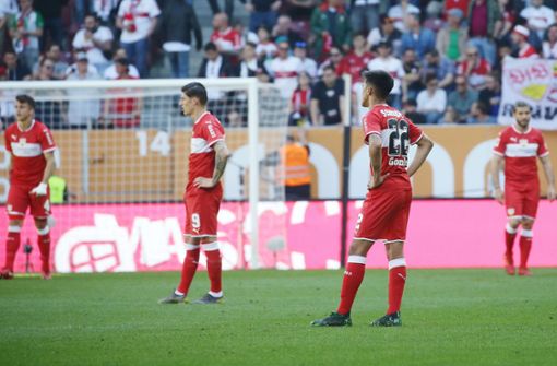 Debakel für den VfB Stuttgart beim FC Augsburg. Unsere Redaktion hat die Leistungen der VfB-Akteure wie folgt bewertet. Foto: Pressefoto Baumann