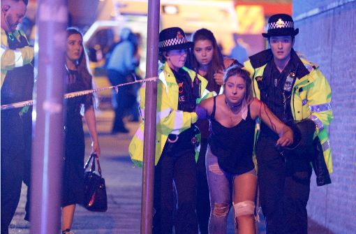 Bei einer Explosion auf einem Popkonzert im britischen Manchester sind mindestens 23 Menschen ums Leben gekommen. Foto: London News Pictures via ZUMA