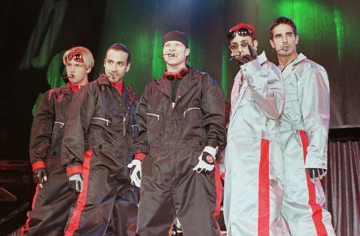 Die Boyband schlechthin: die Backstreet Boys. Mit mehr als 130 Millionen verkauften Platten sind sie die erfolgreichste Boyband überhaupt. Foto: AP