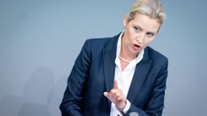 Alice Weidel ist seit Februar 2020 Landesvorsitzende der baden-württembergischen AfD – und bereits seit September 2017  Fraktionsvorsitzende im Bundestag Foto: dpa/Kay Nietfeld