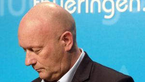 Thomas Kemmerich (FDP) hatte sich mit Stimmen der FDP zum thüringischen Ministerpräsidenten wählen lassen. Inzwischen hat er seinen Rücktritt erklärt. Foto: dpa/Bodo Schackow