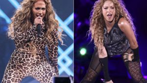 Jennifer Lopez und Shakira treten beim diesjährigen Super Bowl in der Halbzeitshow auf. Foto: AP