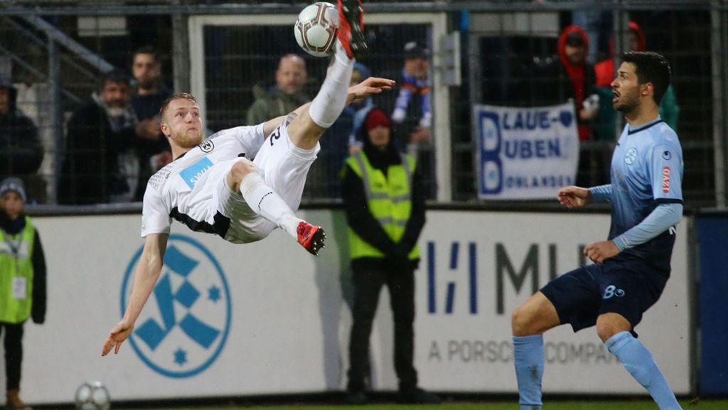 Stuttgarter Kickers: Nur ein 2:2 im Derby gegen Ulm