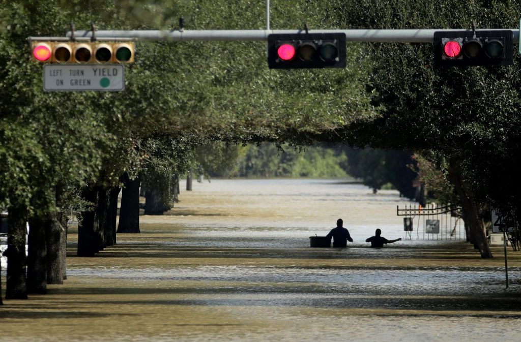 Land unter in Houston – Hurrikan Harvey wütete in Texas.