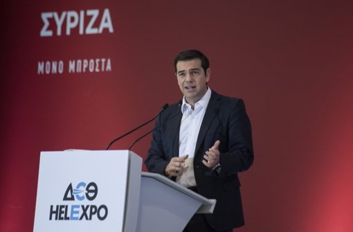 Verliert bei den griechischen Wählern an Rückhalt: Alexis Tsipras Foto:  