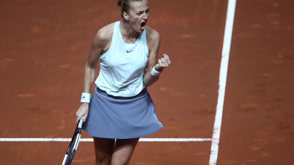 Tennis-Turnier: Petra Kvitova steht in Stuttgart im Halbfinale