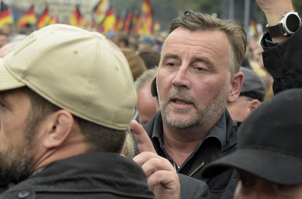 Der Staatsschutz ermittelt gegen Pegida-Frontmann Lutz Bachmann. Foto: AP