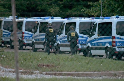 Der Polizeieinsatz in Ellwangen im Mai 2018 hatte bundesweit für Schlagzeilen gesorgt. (Archivfoto) Foto: AFP/STEFAN PUCHNER