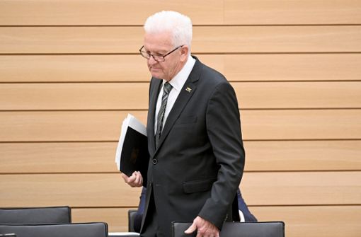 Kretschmanns Regierungssprecher reagierte mit einem Dementi auf die FDP-Spekulationen. Foto: dpa/Bernd Weissbrod