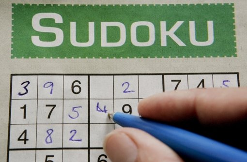 Beliebtes Rätsel: Das Sudoku Foto: dpa