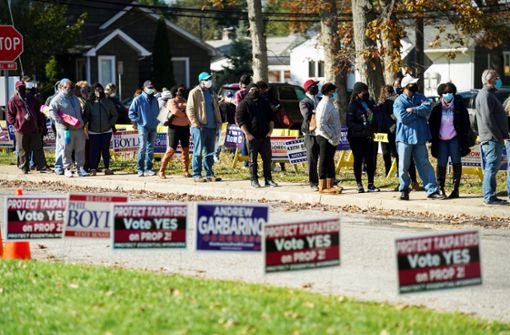 In einigen US-Bundesstaaten gibt es die Möglichkeit, seine Stimme vor dem  Wahltag abzugeben – wie hier auf Long Island (New York). Foto: imago/Xinhua