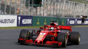 Vettel konnte mit seinem auf den Namen Loria getauften Ferrari einen optimalen Start in seine WM-Mission bejubeln. Foto: AP