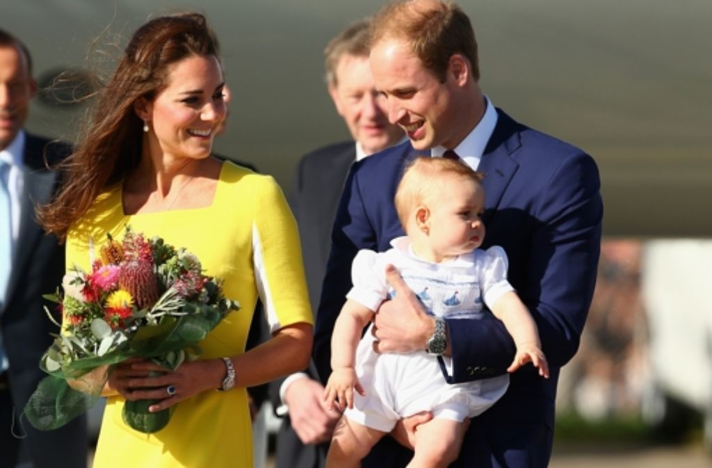 Die kleine Prinzenfamilie wird größer: William und Kate (mit Söhnchen George) haben verkündet, dass sie ihr zweites Kind erwarten. Klicken Sie sich durch unsere Bildergalerie.