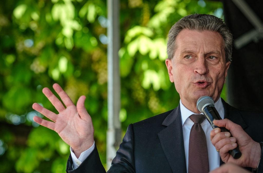 Günther Oettinger ist bekannt für seine saloppen Reden – ihm Rassismus vorzuwerfen sei falsch, sagt unser Kommentator Foto: Lichtgut/Leif Piechowski