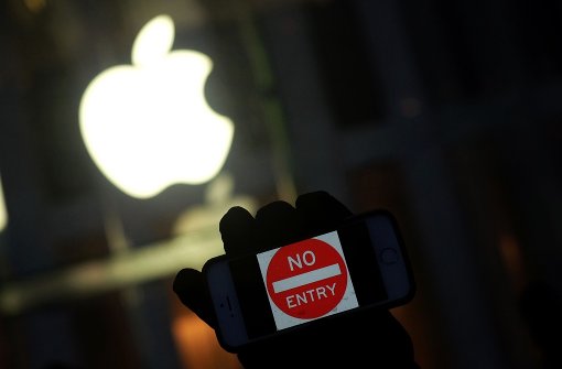 Apple wehrt sich gegen die Forderung der US-Regierungsbehörden, iPhones zu entsperren. Foto: AFP