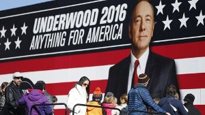 Hollywood-Star Kevin Spacey als US-Präsident. Foto: AP
