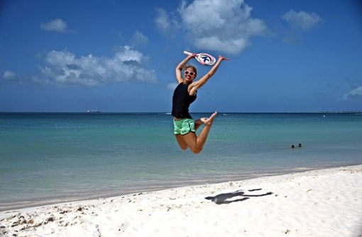 Lisa-Marie Bürkle scheitert zwar in der Qualifikation, freut sich aber über die besondere Erfahrung auf Aruba. Foto: Maximilian Hamm