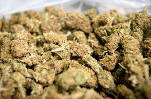 2,5 Kilogramm Marihuana haben die Beamten entdeckt. Foto: dpa