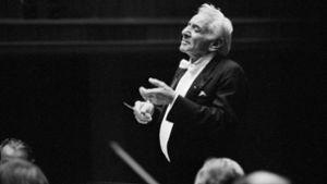 Leonard Bernstein 1987 in Luzern Foto: dpa