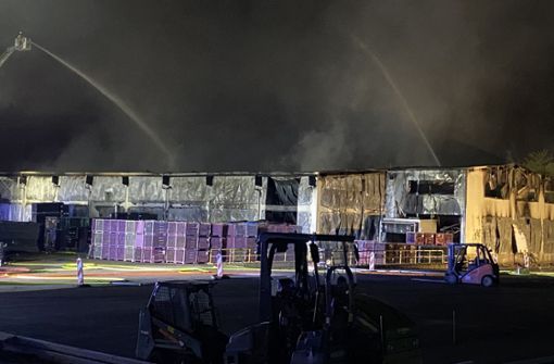 Es gab Explosionen und mehrere Teile des Firmengebäudes in Bruchsal stürzten ein. Foto: SDMG/SDMG / Schulz