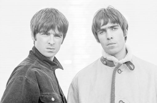 Die Geschichte einer Hassliebe: Oasis-Gitarrist Noel Gallagher (links) und Sänger Liam Gallagher Foto: Jill Furmanovsky/Elite Film