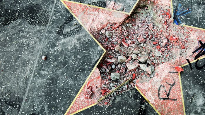 Hollywood-Stern von Trump zertrümmert